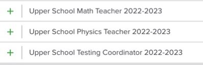 Many faculty job openings for 2022-2023